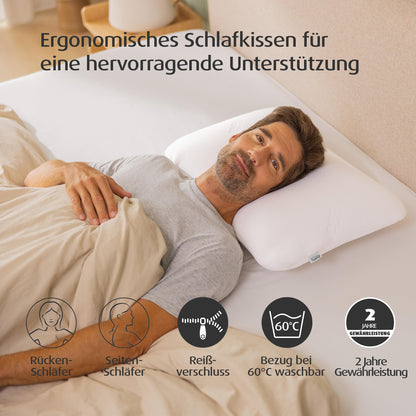 TEMPUR Symphony Schlafkissen Ergonomisches Nackenstützkissen - L