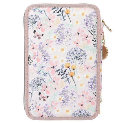 Depesche TOPModel Summer Feeling Federtasche, gefüllt, 3 Fächer, rosa