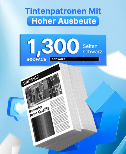 Kompatibel für HP 219A 219X Toner mit Chip - 4er-Pack