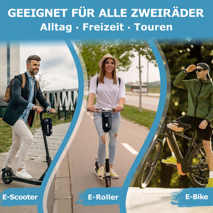 WIDDER Sicheres Handschellenschloss E-Scooter & Fahrrad 80cm 8mm Stahl