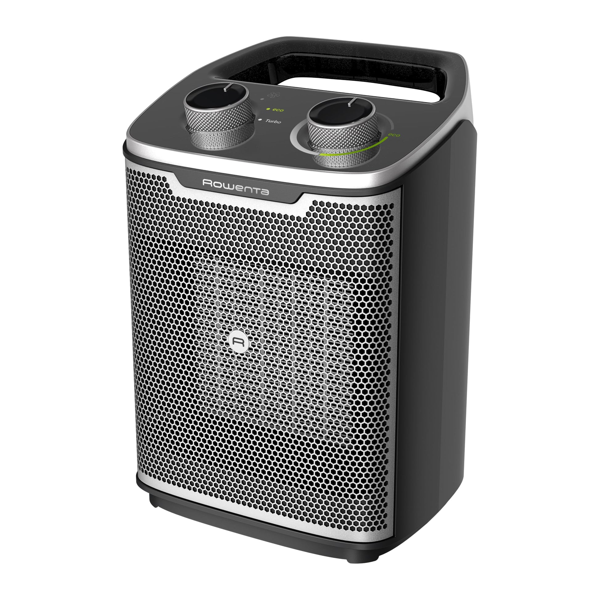 Rowenta Intense Comfort + Heizlüfter SO9330F0 Keramik Schwarz, kompaktes Design mit Tragegriff