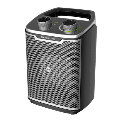 Rowenta Intense Comfort + Heizlüfter SO9330F0 Keramik Schwarz, kompaktes Design mit Tragegriff