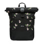 Ela Mo Rolltop Rucksack Damen Upsy Daisy mit Laptopfach und USB, für Sport, Uni und Reisen