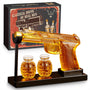 Oaksea Whisky Karaffe Set – Dekanter mit 2 Gläsern und Ausgiesser
