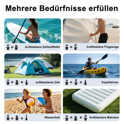 Furein WS-828 Elektrische SUP-Pumpe 20 PSI mit Auto-Off, Dark Blue