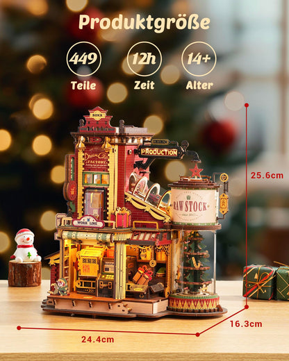 ROKR Gift Factory 3D Holzpuzzle Spieluhr Modellbausatz - EAB01