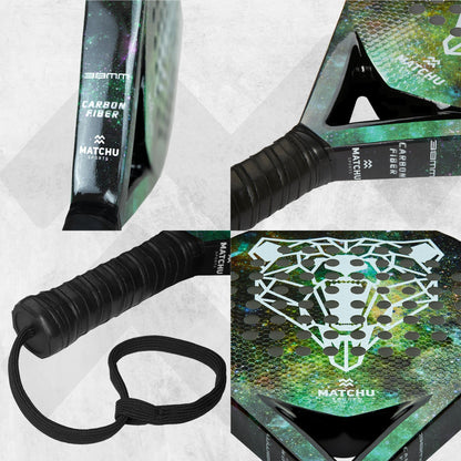 Matchu Bear carbon Padelschläger – grün für Anfänger