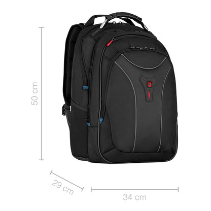 WENGER Carbon Laptop-Rucksack - 17 Zoll 30 l Schwarz 600637