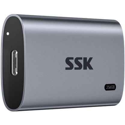 SSK SD450 Externe SSD 256GB, USB 3.2 Gen2, bis zu 550 MB/s