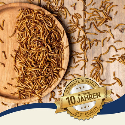 Lyra Pet® Mehlwürmer getrocknet Protein-Vogelfutter 10 kg