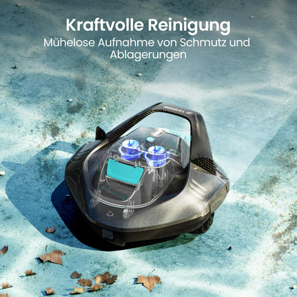 AIPER Seagull SE Poolroboter, kabelloser Poolsauger bis 80 m²