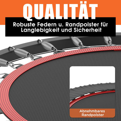 DH FitLife Fitness Trampolin klappbar Ø102cm – Handgriff
