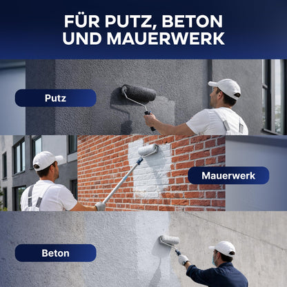 Plid Fassadenfarbe Weiss 10L – wetterbeständige Dispersionsfarbe
