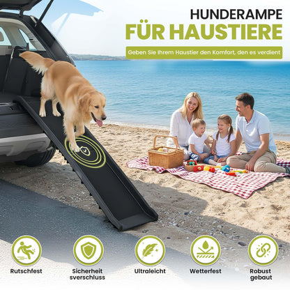all Pets United Hunderampe klappbar Einstiegshilfe für Kofferraum