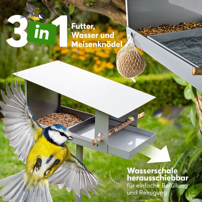 linthagen 3-in-1 Futterhaus mit Ständer - gross, wetterfest