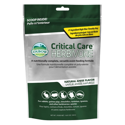 Oxbow Critical Care Herbivore Aufbaufutter, Anis, 454 g Beutel