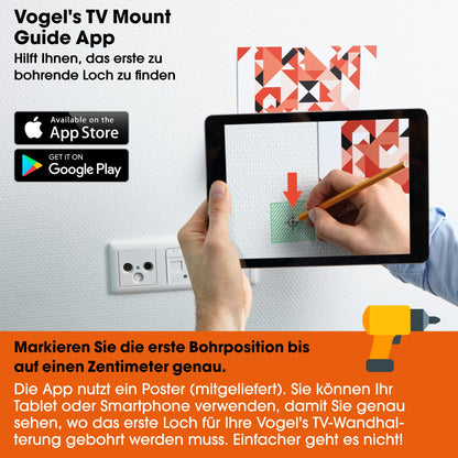 Vogel's WALL 3225 schwenkbare TV Wandhalterung 32-55 Zoll
