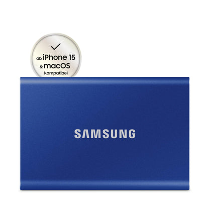 Samsung Portable SSD T7 Externe SSD 2 TB Blau