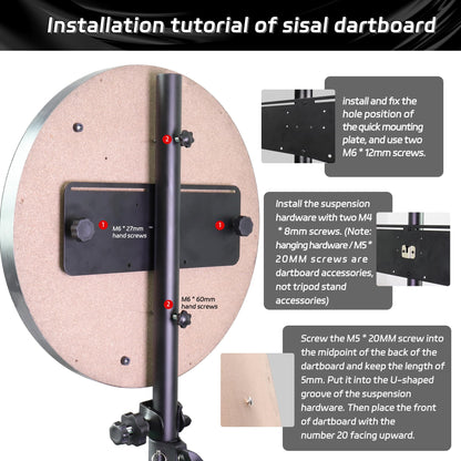 CyeeLife professioneller mobiler Dartständer für Dartscheiben