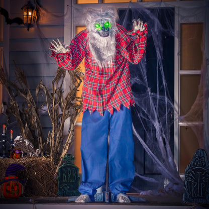 JOYIN 170 cm Werwolf Animatronic – animierte Halloween Requisite