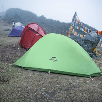 Naturehike Cloud up 1 Ultraleicht Zelt 4-Sais. - 210T Grün