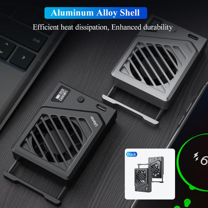 【Aktualisierte Version】ULANZI Kamera Lüfter mit Federfixierung, Kamera Cooling Fan System Kompatiable mit Sony/Canon/FUJIFILM/Nikon Kameras