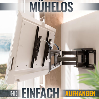RICOO TV Wandhalterung R06 Schwenkbar 40-75 Zoll - Neigbar