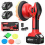 Avhrit Akku Exzenter-Poliermaschine 6 Zoll, 2x 4000 mAh, 6000 U/min