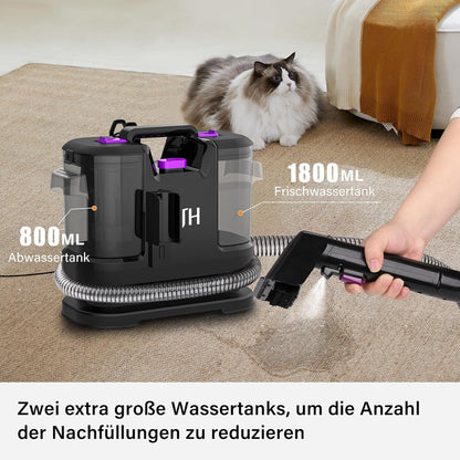 CleanTech Waschsauger Teppich- & Polsterreiniger – Tierhaarbürste