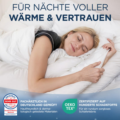 Samthus Feder- und Daunendecke 135x200 cm Ganzjahresdecke