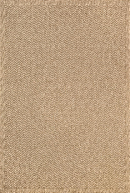 the carpet Kansas Outdoor Teppich Jute-Look Nature 140 x 200 cm