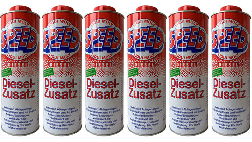 LIQUI MOLY 5160 Speed Diesel Zusatz Diesel Additiv – 6x 1L