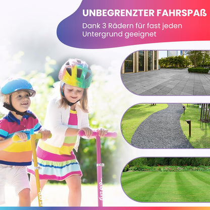Fun Pro ONE Kinderroller – LED Räder, faltbar, ab 3 Jahren