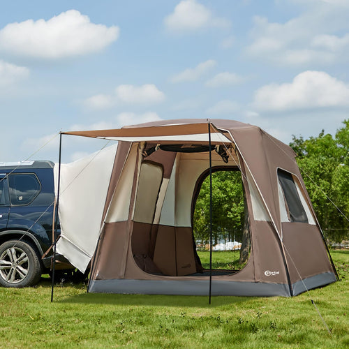 PORTAL Heckzelt 4-5 Personen – 2-in-1 Auto & Sonnensegel