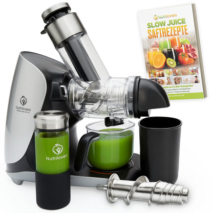 GREEN-PRESS Edelstahl Slow Juicer Entsafter - Testsieger 2023