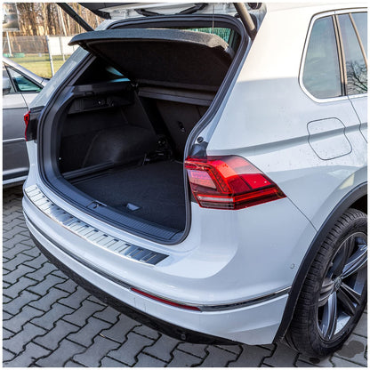 tuning-art L208 Edelstahl Ladekantenschutz - VW Tiguan 2 Allspace