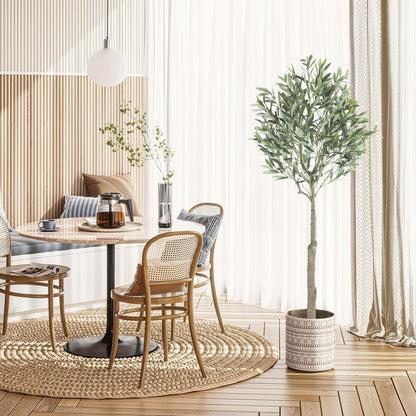 Oc'leaf Olivenbaum Künstlich im Topf Deko – 150cm