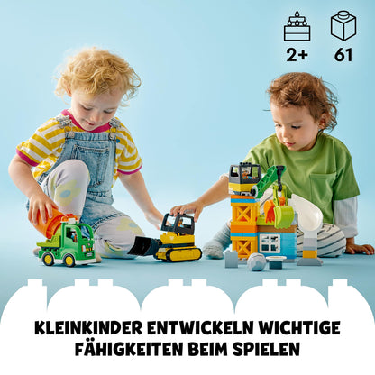 LEGO DUPLO Baustelle 10990 - Baufahrzeuge Spielzeug