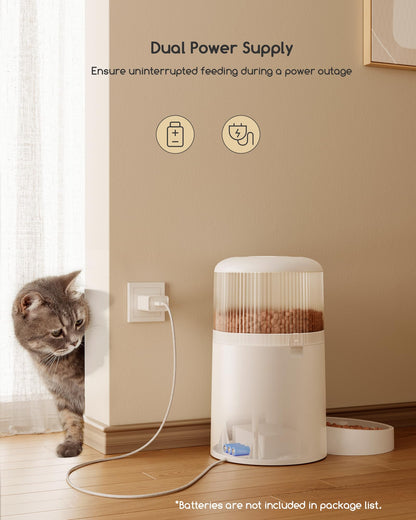 Faroro PF22 Futterautomat Katze mit 3MP Kamera, WiFi, 4L