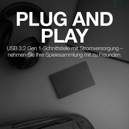 Seagate FireCuda Gaming HDD 5TB, tragbare externe Festplatte, USB 3.2