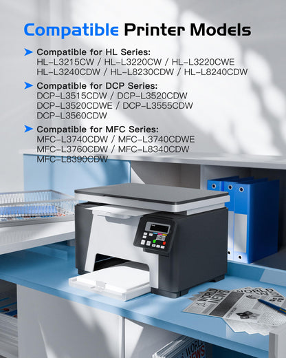 GPC IMAGE Kompatibler Toner für Brother TN-248 XL - CMYK 4er-Pack