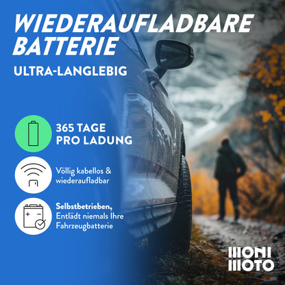 Monimoto 9 GPS-Tracker mit Alarm für Motorrad, Auto und Fahrrad