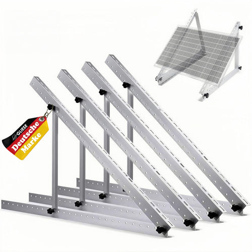 GLIESE Solarmodul-Halterung 114 cm, verstellbar 0°–90°, 2 Sets
