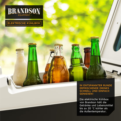 Brandson Kühl-/Wärmebox elektrisch 10L 230V/12V – Cool Grey