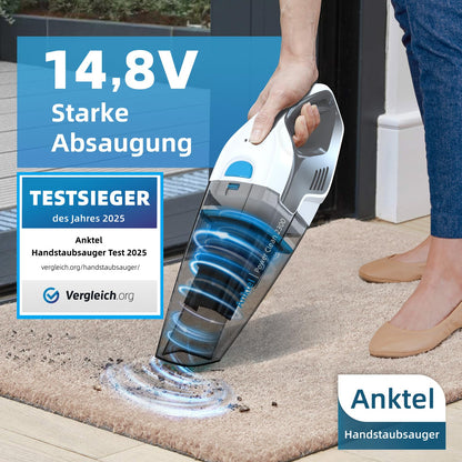 Anktel PowerClean2300 Akku-Handstaubsauger Nass & Trocken