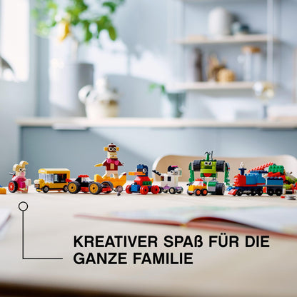 LEGO Classic 11014 Steinebox mit Rädern - Bauset