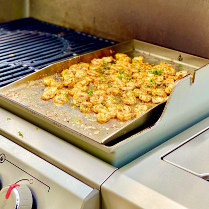 Edelstahl Plancha für Genesis II / Broil King 48x34cm 4mm