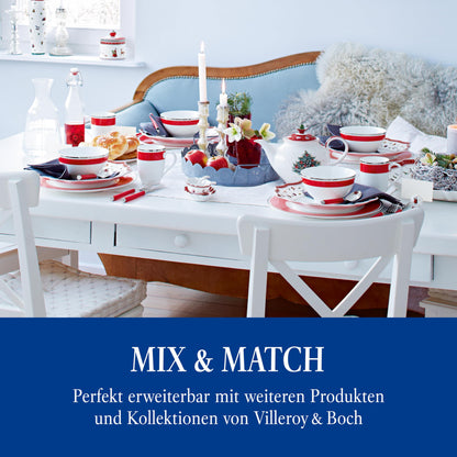 Villeroy & Boch Play! Red Roses Tafelbesteck Set 30tlg. Rot