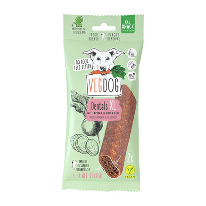 VEGDOG Dentals XL Kausticks vegan, hypoallergen für grosse Hunde