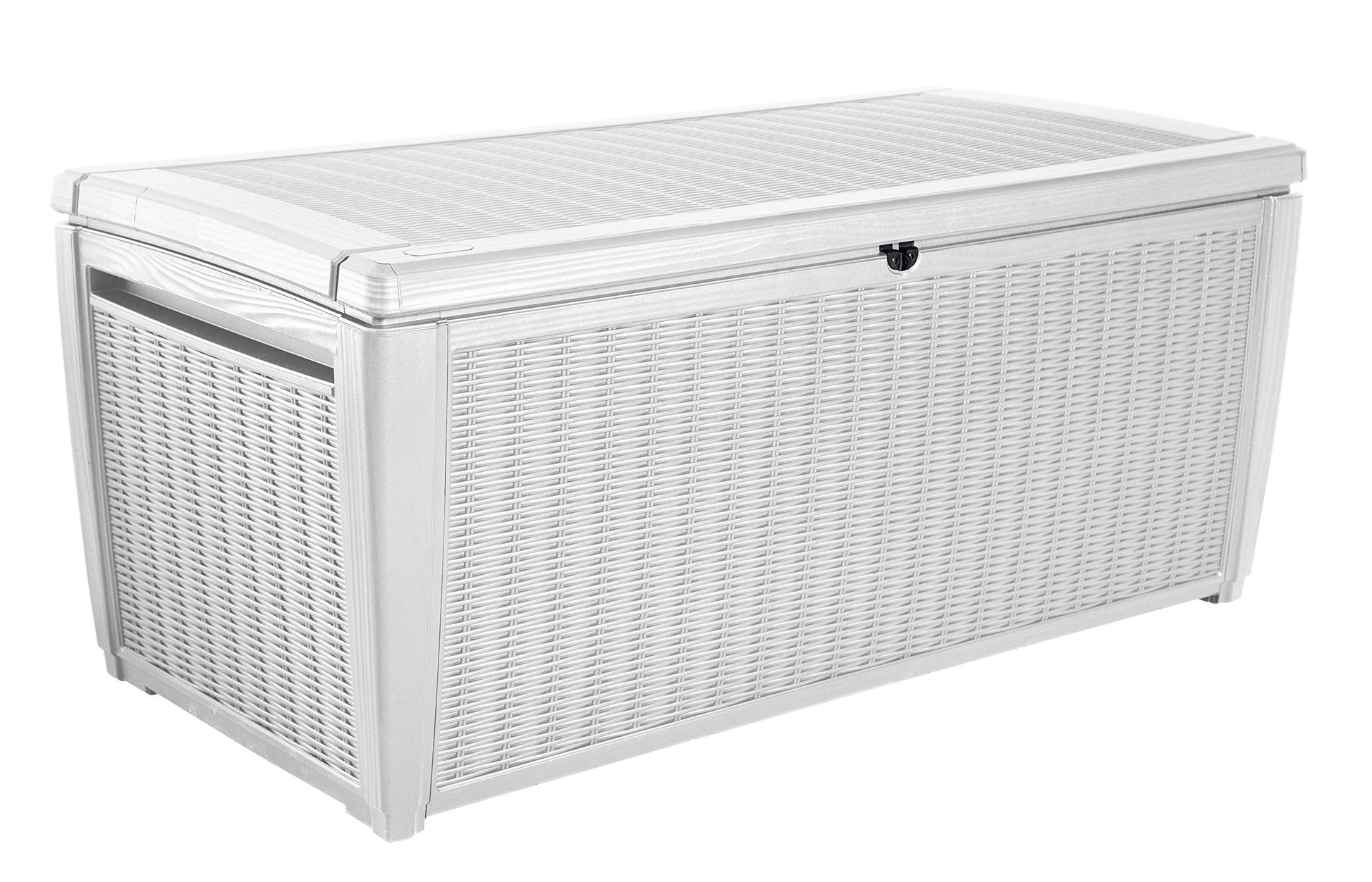 Koll Living Auflagenbox Kissenbox, 511L, in Rattanoptik. Wasserdichte Aufbewahrung für Gartenauflagen und Kissen.